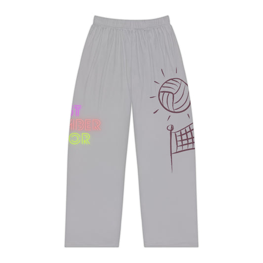 Pambabaeng Pajama Pants: Volleyball Lite Gray 