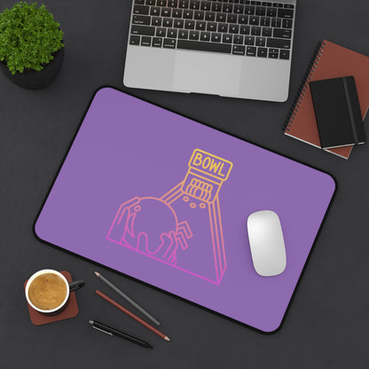 Desk Mat: Bowling Lite Purple