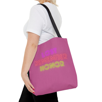 Tote Bag: Lost Remember Honor Lite Pink