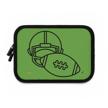 Laptop Sleeve: Football Green