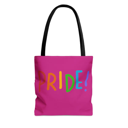 Tote Bag: LGBTQ Pride Pink