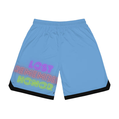 Basketball Rib Shorts: Dragons Lite Blue