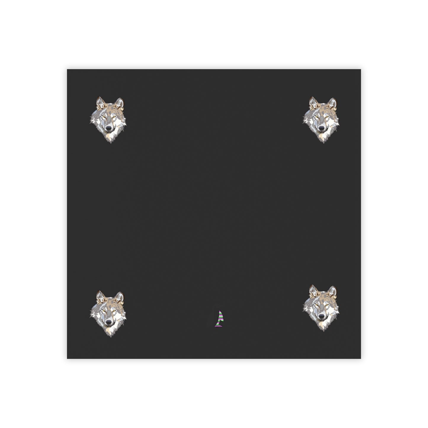 Post-it® Note Pads: Wolves Black