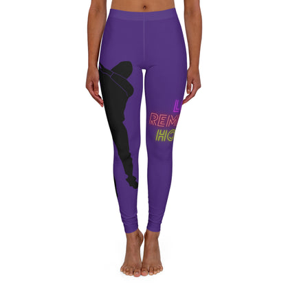 Women's Spandex Leggings: Dance Purple