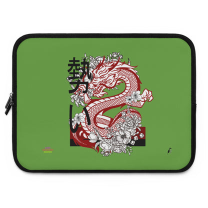 Laptop Sleeve: Dragons Green