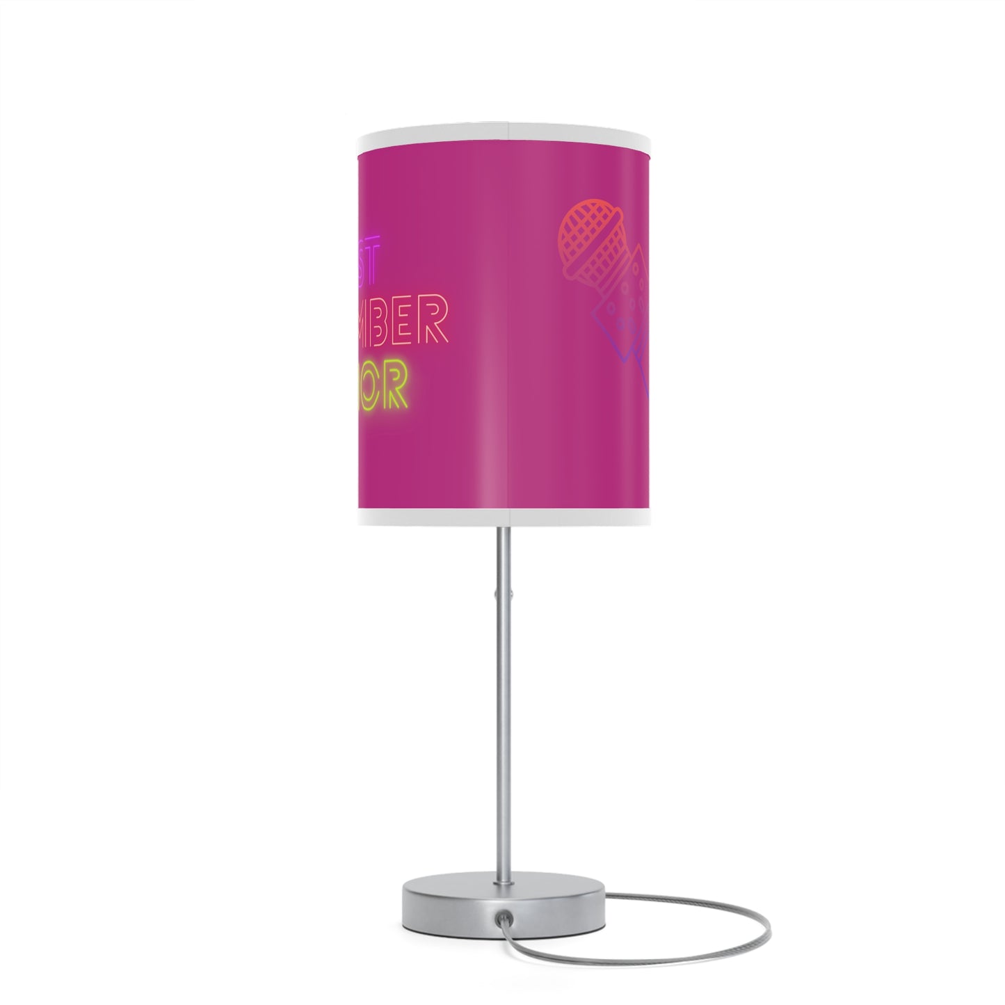 Lamp on a Stand, US|CA plug: Music Pink