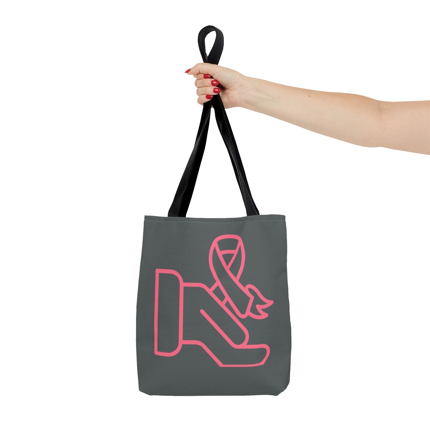 Tote Bag: Fight Cancer Dark Grey