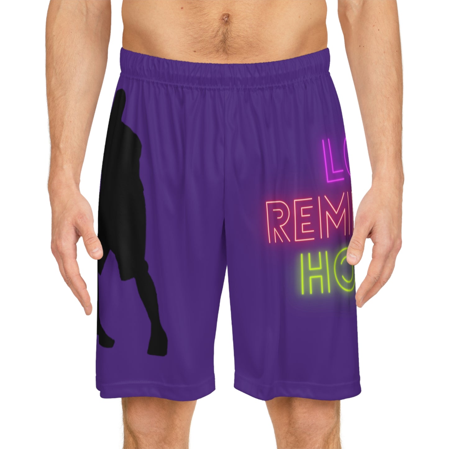 Basketball Shorts: Basketball Purple