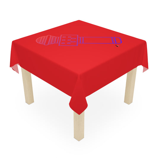 Tablecloth: Music Red