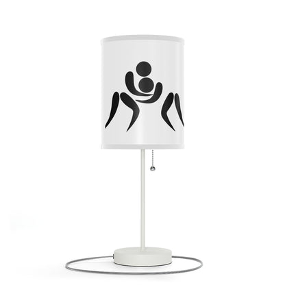 Lamp on a Stand, US|CA plug: Wrestling White