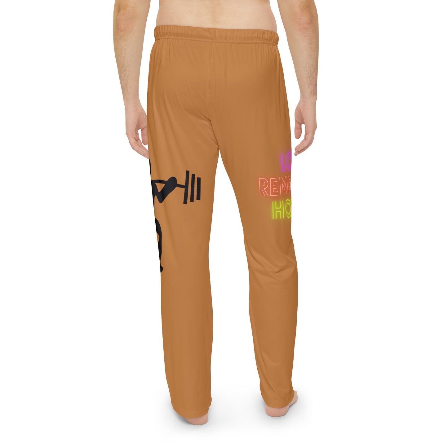 Men's Pajama Pants: Weightlifting Lite Brown