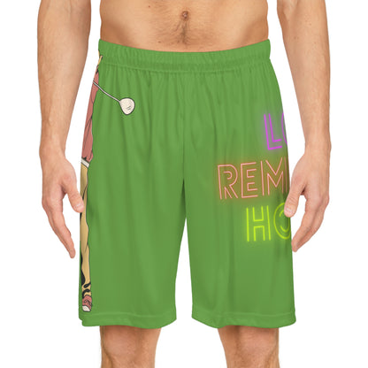 Basketball Shorts: Golf Green