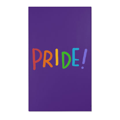Area Rug (Rectangle): LGBTQ Pride Purple