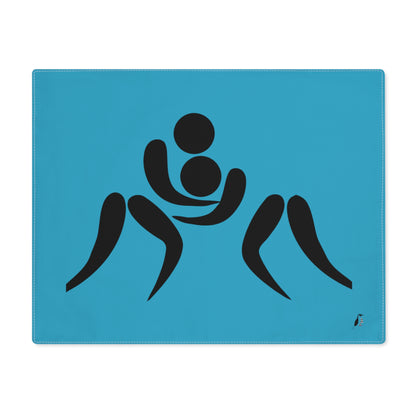 Placemat, 1pc: Wrestling Turquoise