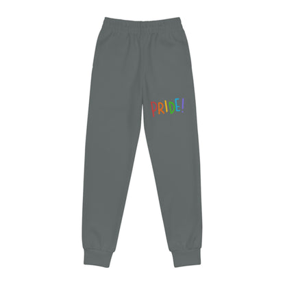 Youth Joggers: LGBTQ Pride Dark Grey