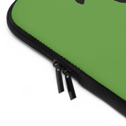 Laptop Sleeve: Skateboarding Green