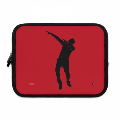 Laptop Sleeve: Dance Dark Red