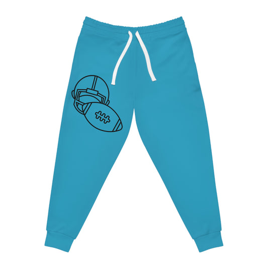 Athletic Joggers: Football Turquoise