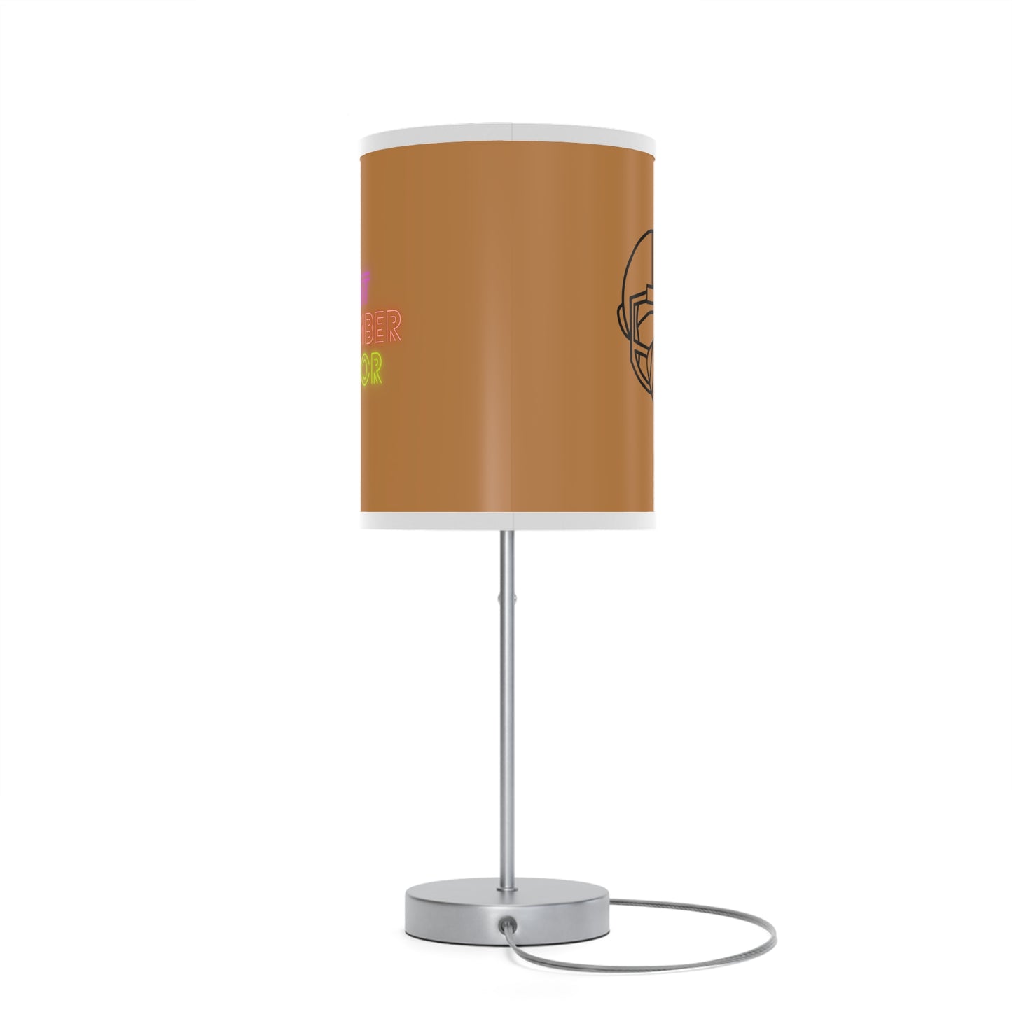 Lamp on a Stand, US|CA plug: Football Lite Brown