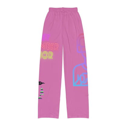 Kids Pajama Pants: Gaming Lite Pink