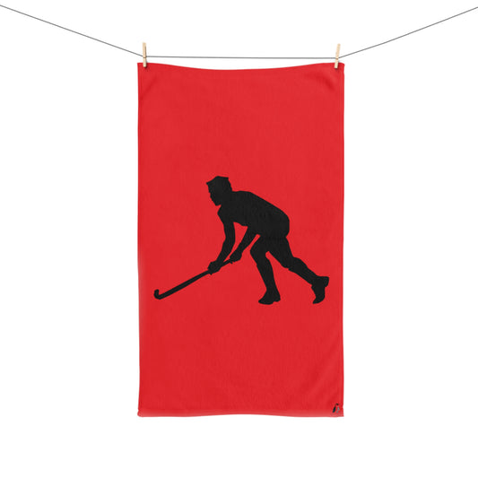 Hand Towel: Hockey Red