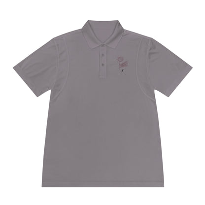 Men's Sport Polo Shirt: Volleyball #1