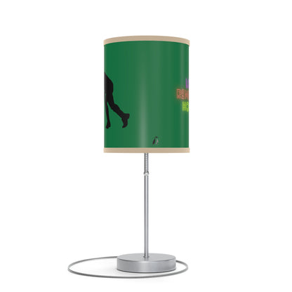 Lamp on a Stand, US|CA plug: Hockey Dark Green