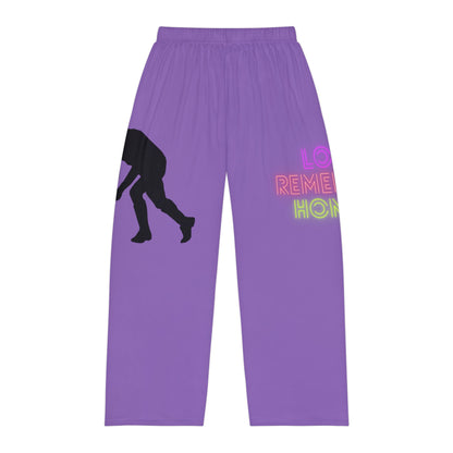 Men's Pajama Pants: Hockey Lite Purple