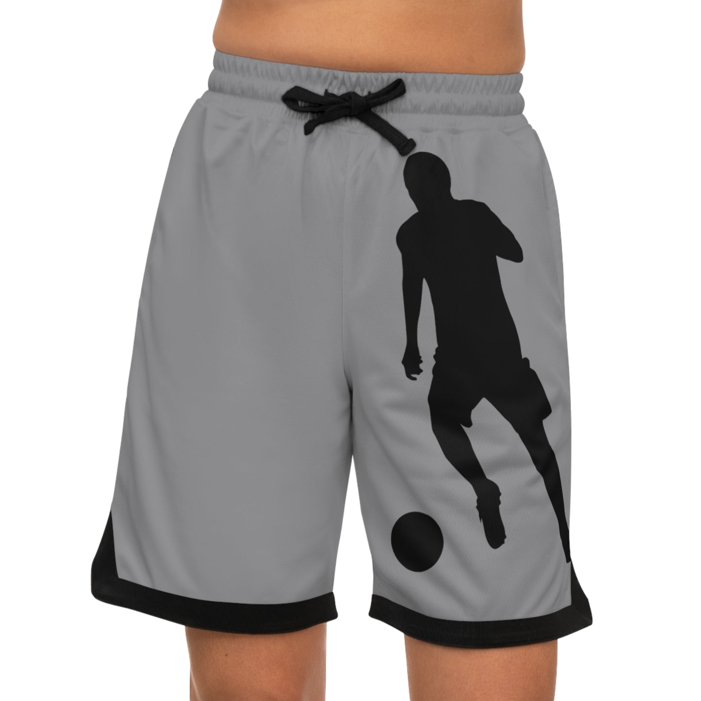 Basketball Rib Shorts: Soccer Grey