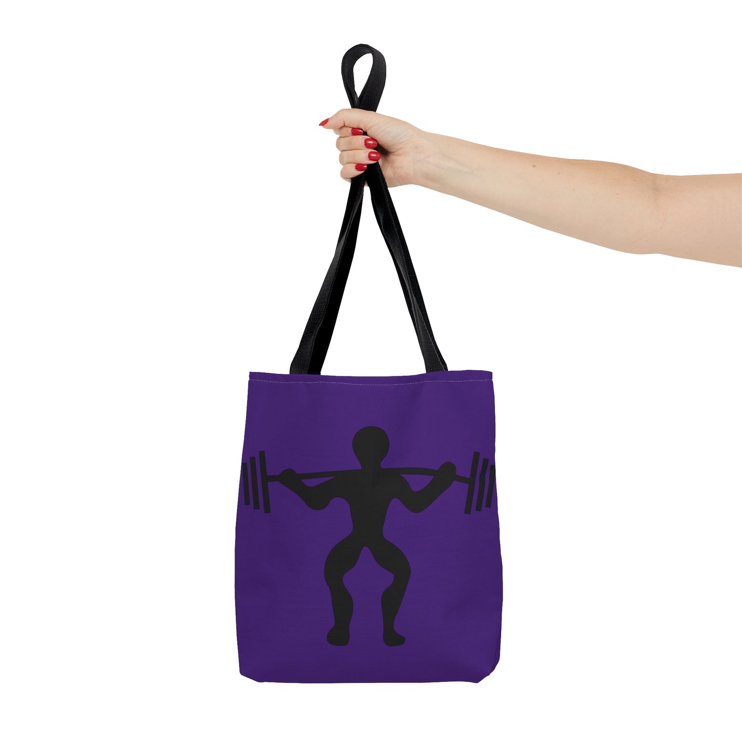 Tote Bag: Weightlifting Purple