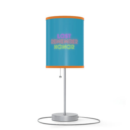 Lamp on a Stand, US|CA plug: Fishing Turquoise