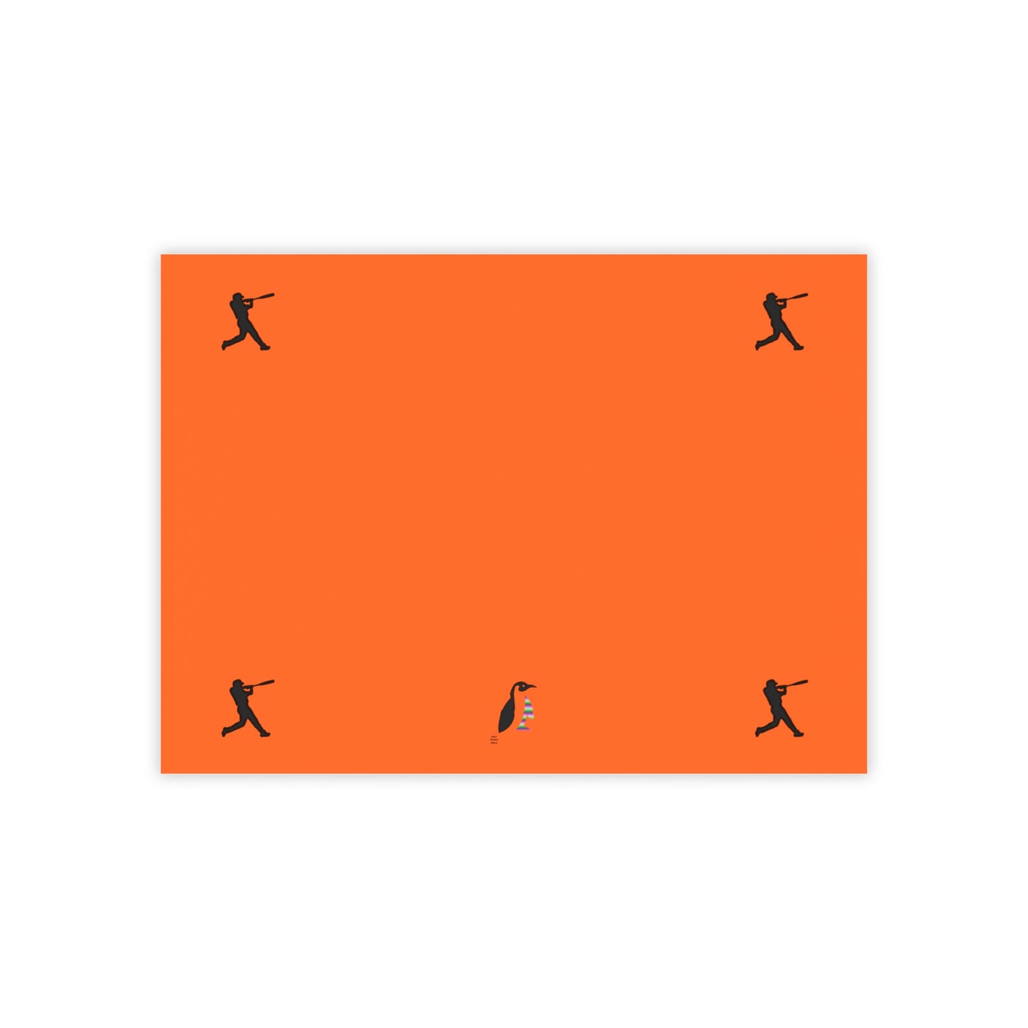 Post-it® Note Pads: Baseball Orange