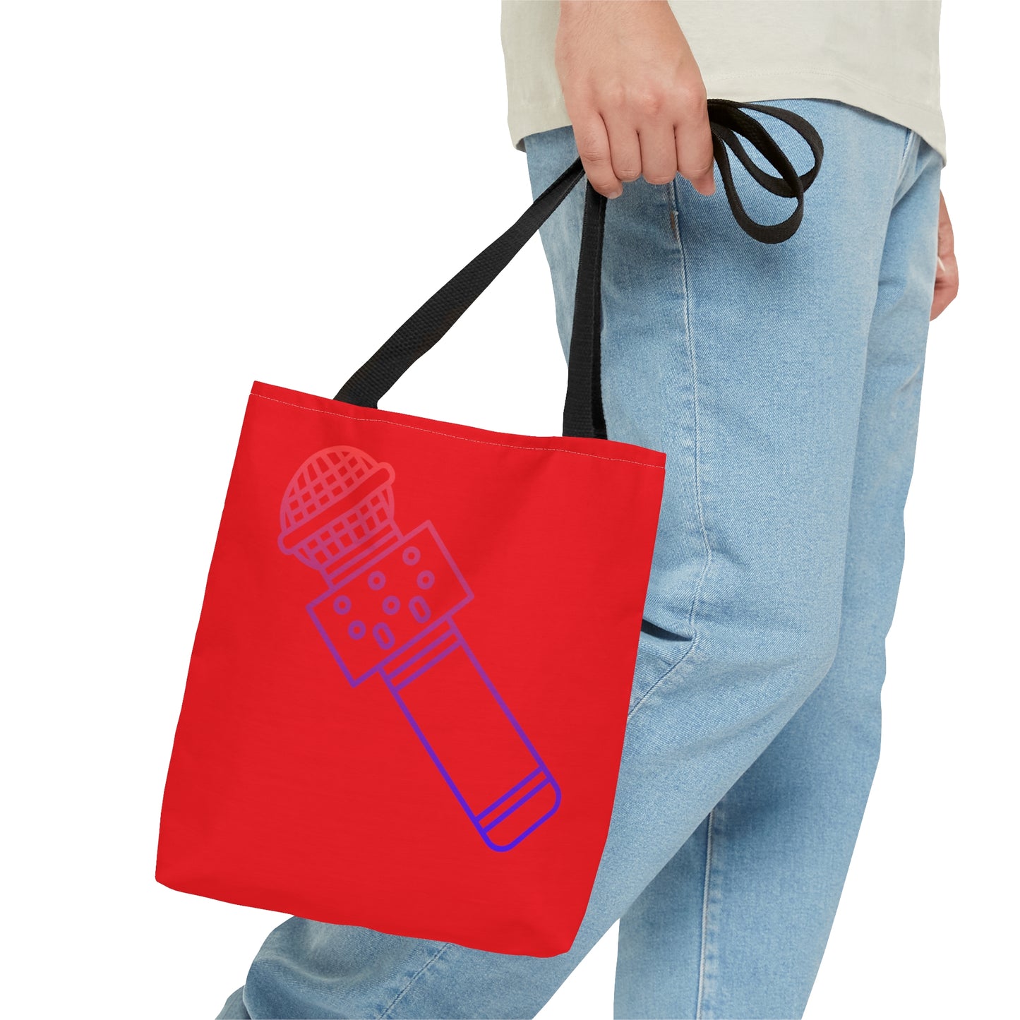 Tote Bag: Music Red