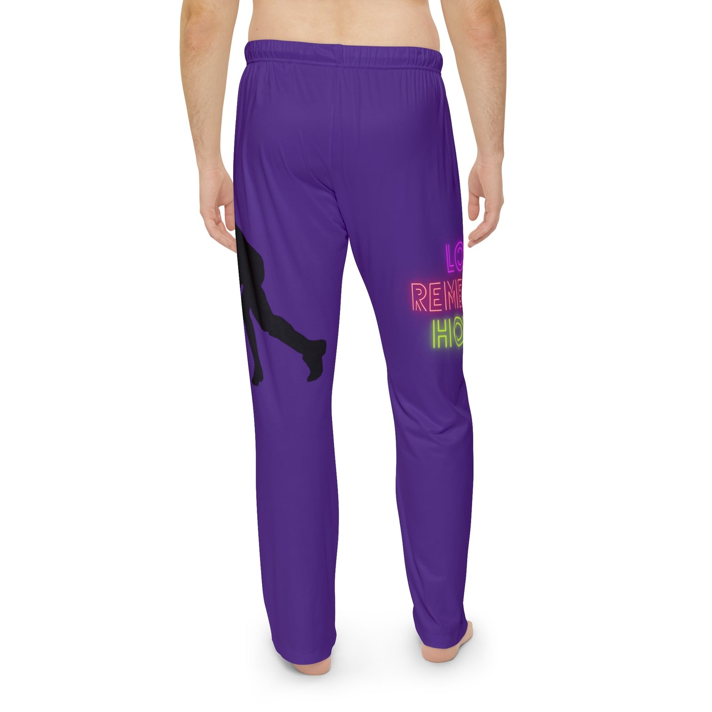 Men's Pajama Pants: Hockey Purple