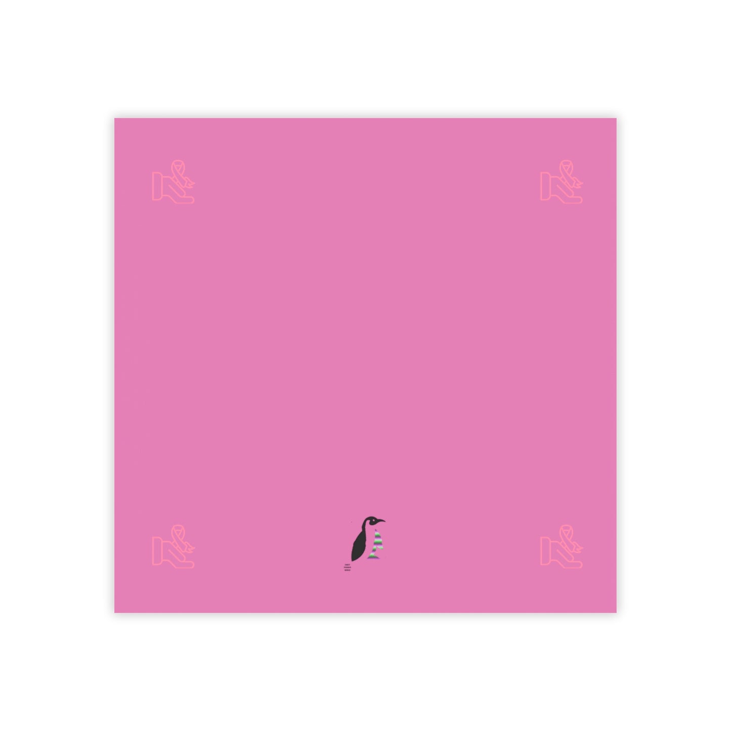 Post-it® Note Pads: Fight Cancer Lite Pink