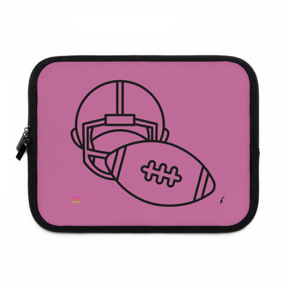 Laptop Sleeve: Football Lite Pink