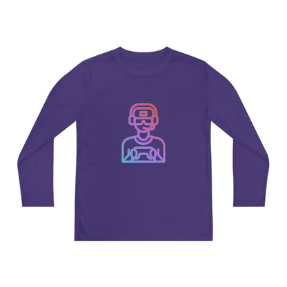 Youth Long Sleeve Competitor Tee: Gaming 