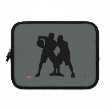 Laptop Sleeve: Basketball Dark Grey