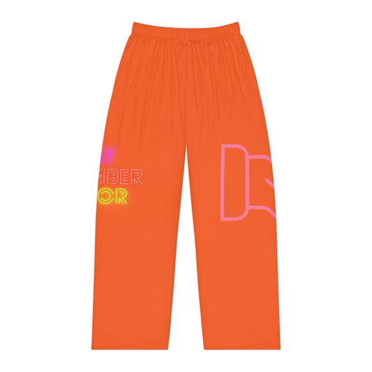 Women's Pajama Pants: Fight Cancer Orange