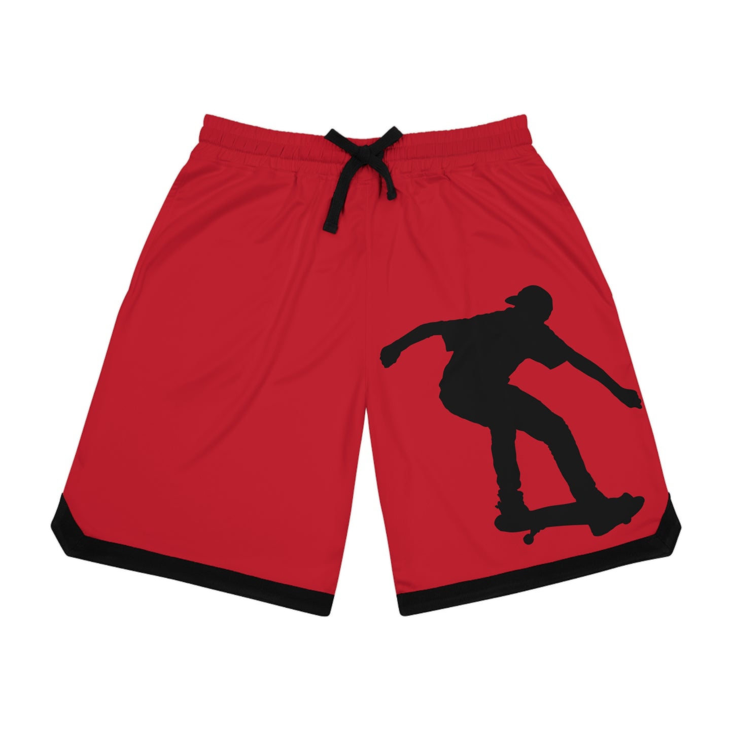 Basketball Rib Shorts: Skateboarding Dark Red