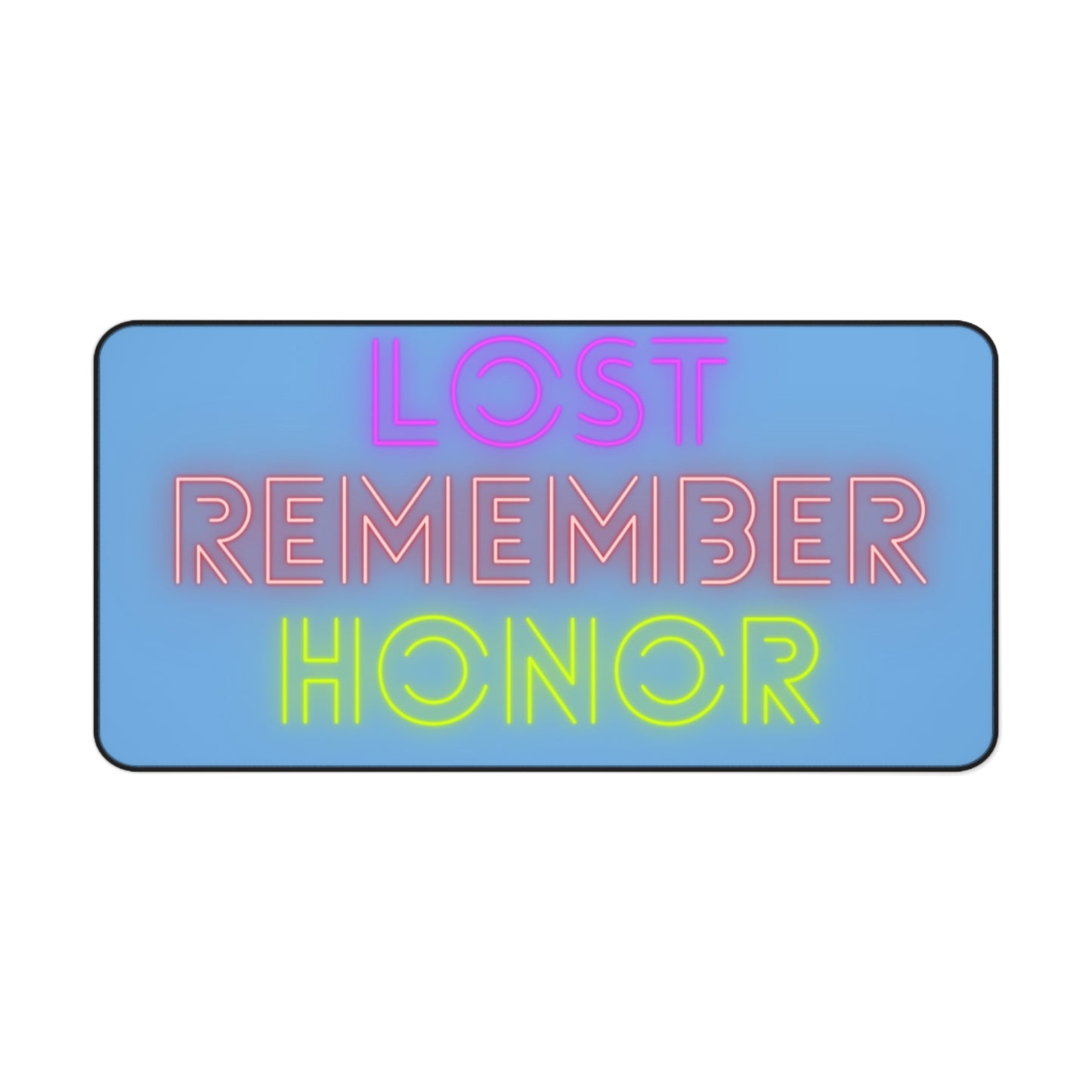 Desk Mat: Lost Remember Honor Lite Blue