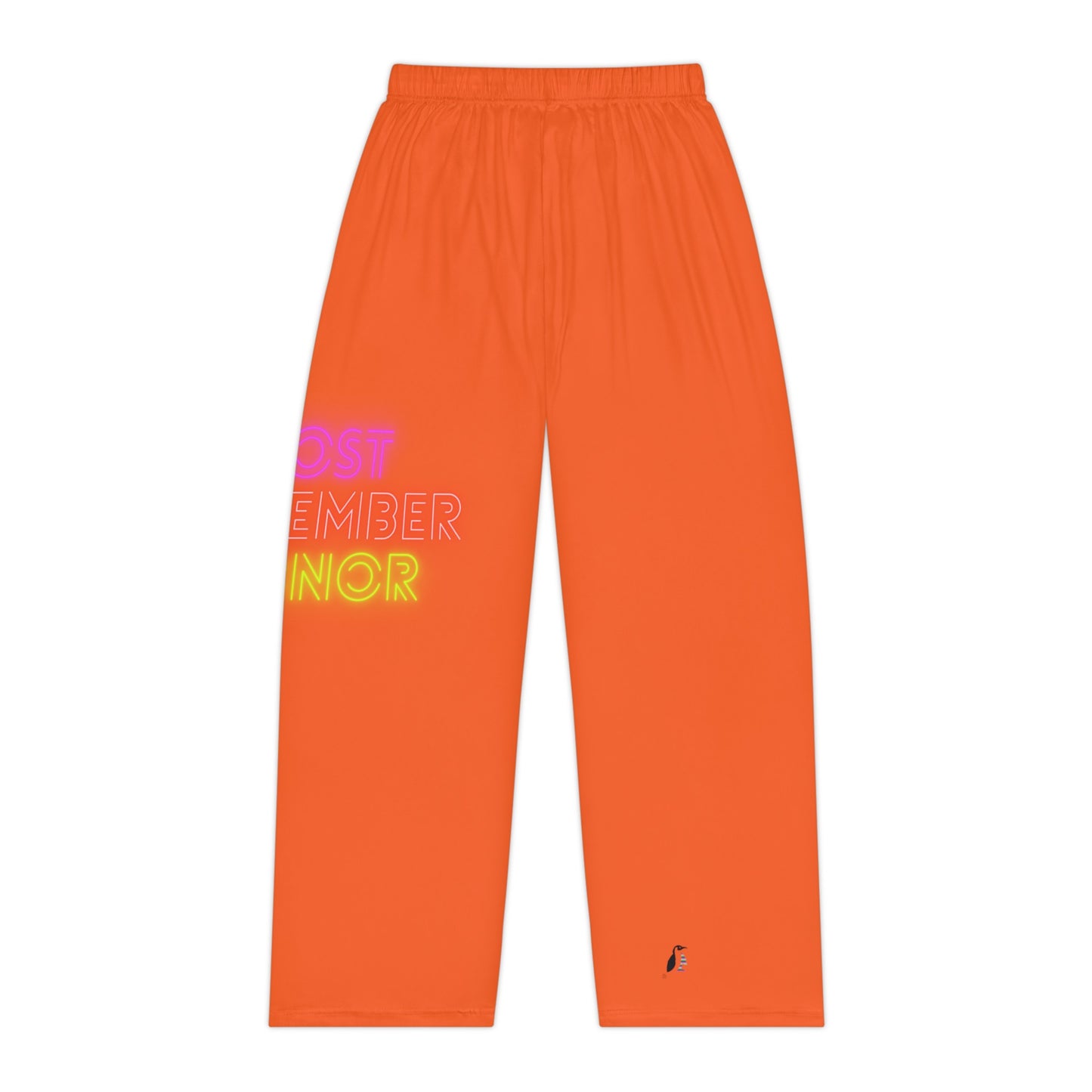 Women's Pajama Pants: Lost Remember Honor Orange