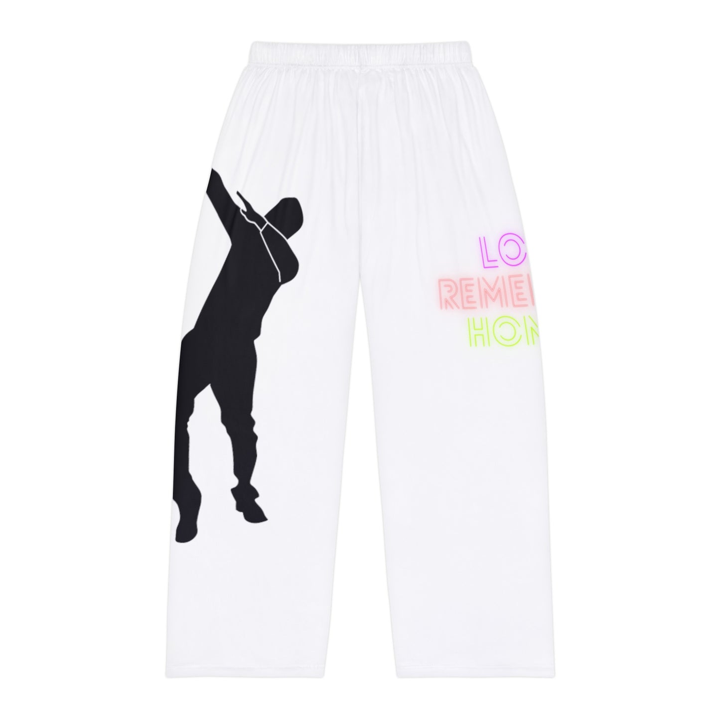 Men's Pajama Pants: Dance White