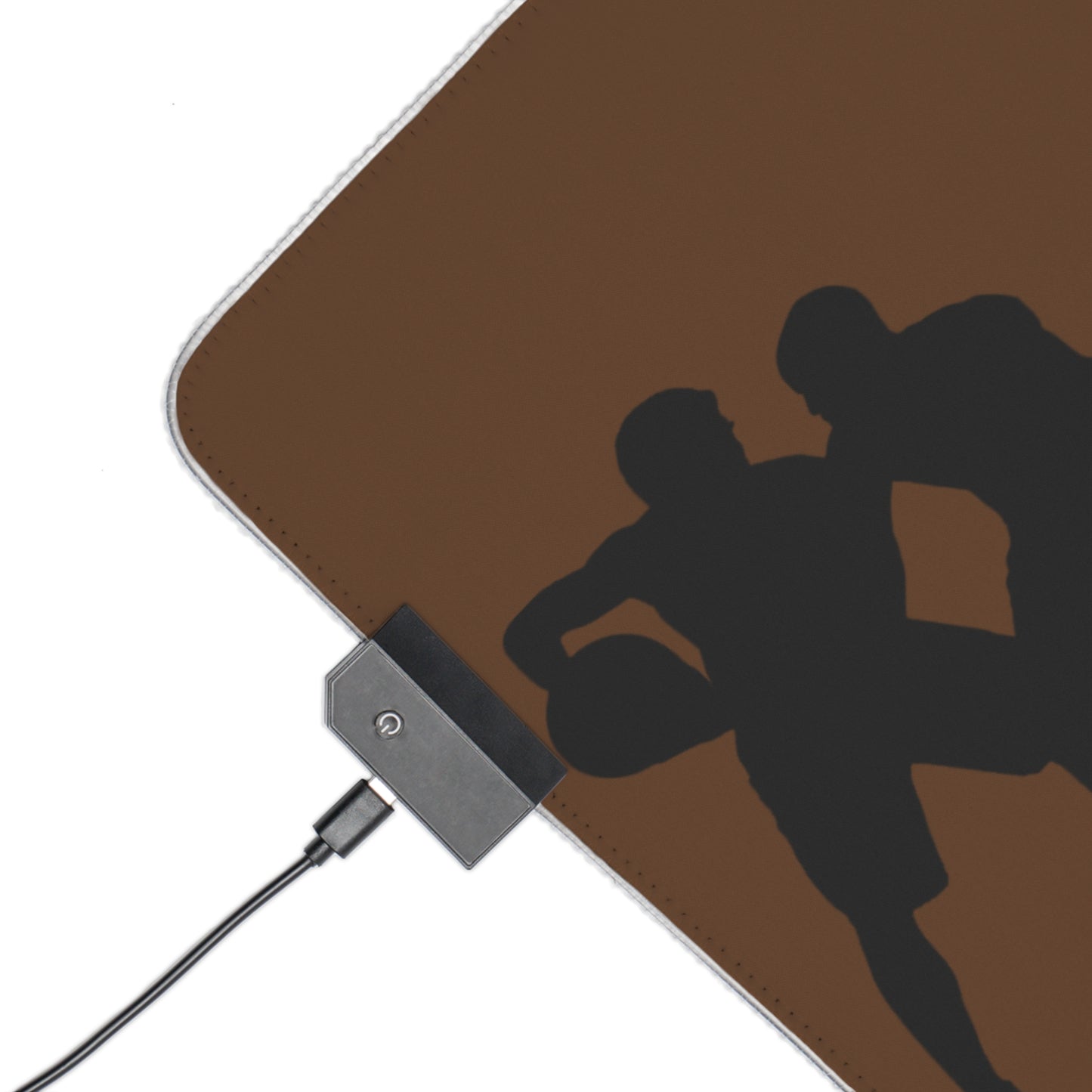 LED Gaming Mouse Pad: Basketball Brown