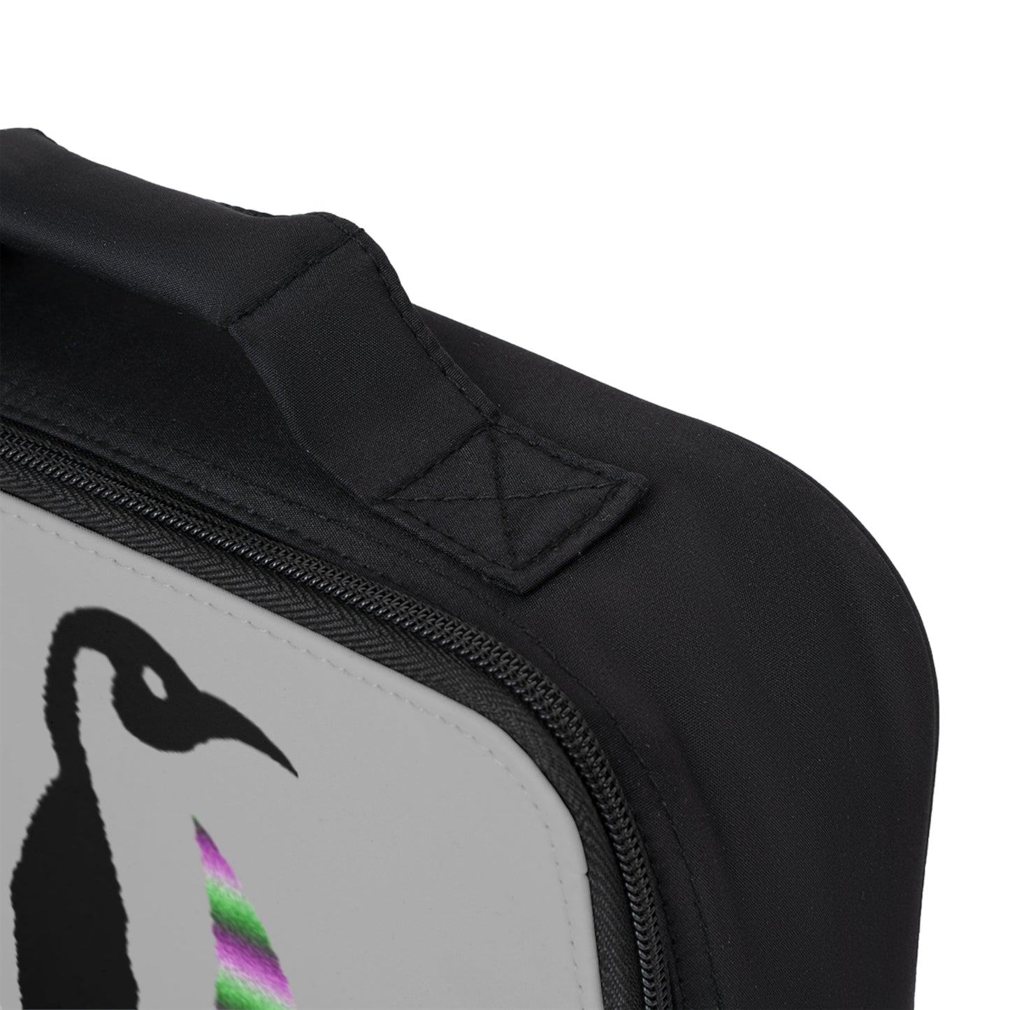 Lunch Bag: Crazy Penguin World Logo Lite Grey