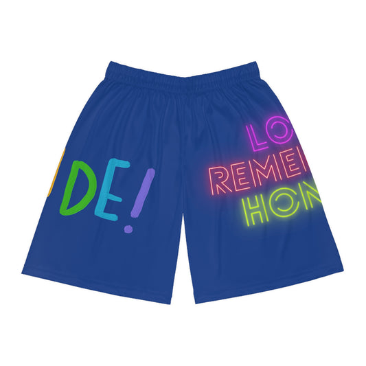 Basketball Shorts: LGBTQ Pride Dark Blue