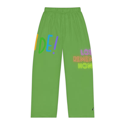 Pambabaeng Pajama Pants: LGBTQ Pride Green