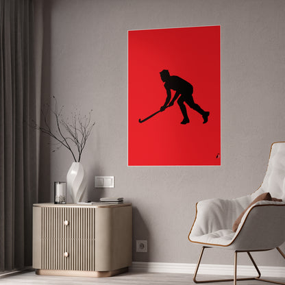 Gloss Posters: Hockey Red