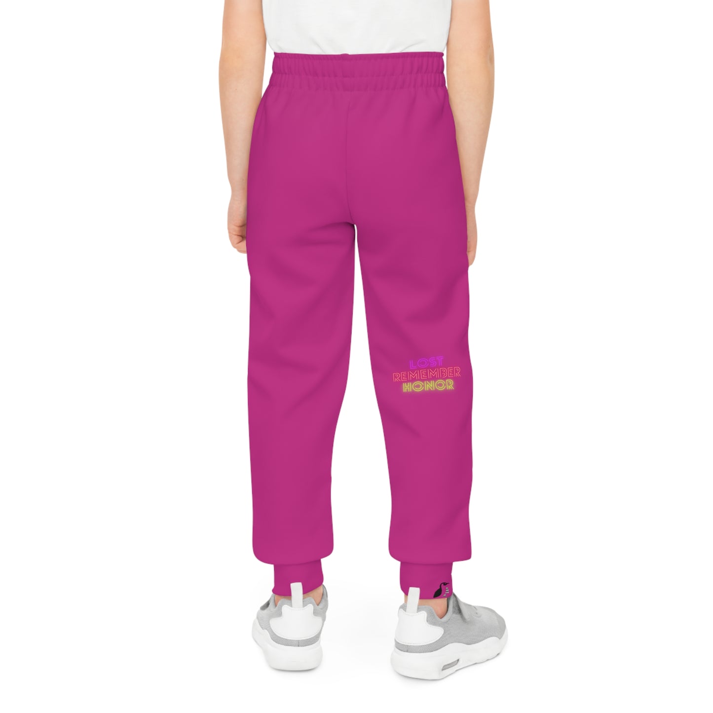 Youth Joggers: Racing Pink