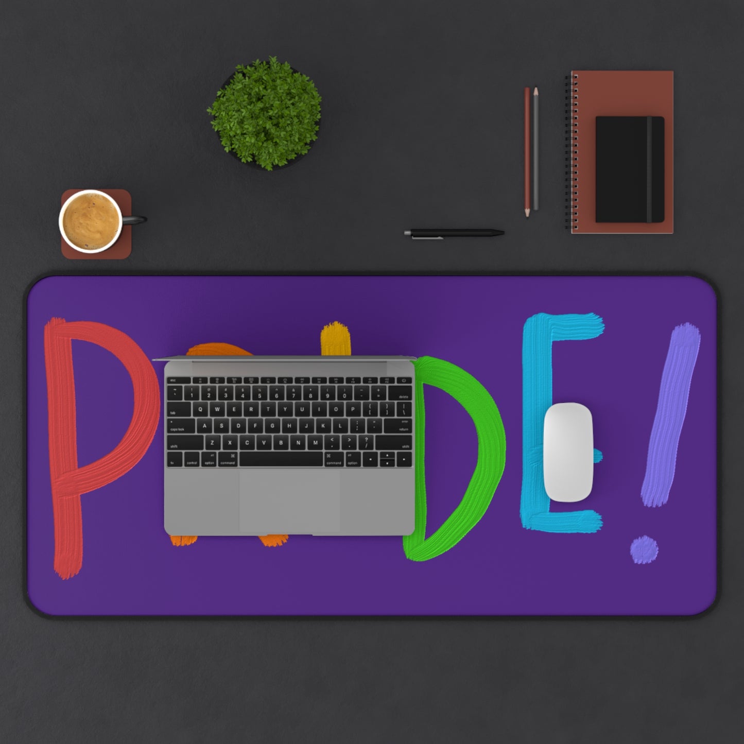 Desk Mat: LGBTQ Pride Purple